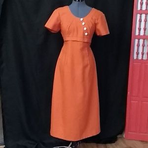 Vintage day dress sz L